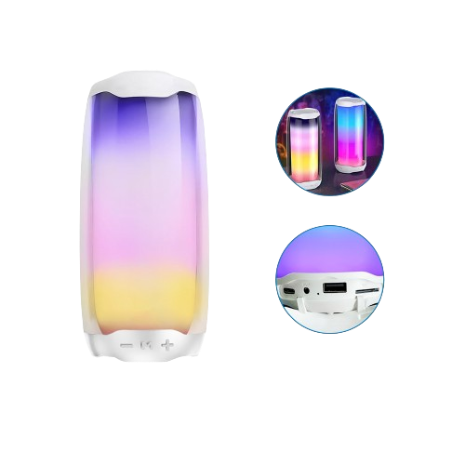 Tylex XM68 Wireless Portable Bluetooth Speaker v5.0 with LED Light AUX/USB/MicroSD/ Support 4000mAh