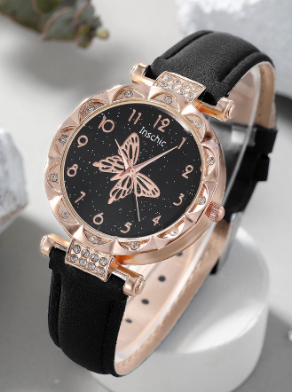 Original Butterfly style Watch for Women with Bracelet Waterproof Butterfly