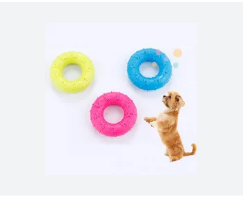 Dog Toy Teethers and Pet Teeth Chewing Circles Toys