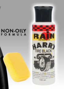 Surfy Motorcycle Rain Harry Tire Black Wheel Care For Car and Motor Resistant 100mL Tire Gloss Tire Protectant