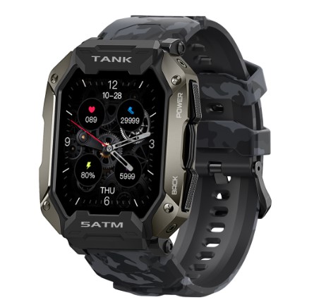 TANK M1 Rugged Outdoor Smart Watch Blood Pressure 5atm Ip69k Waterproof Bluetooth Men's Smart Watch