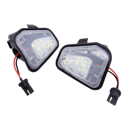 Car LED Side Mirror Puddle Lights for Volkswagen EOS Passat B7 CC Auto Error Free Led Bulbs Accessories 1Pair
