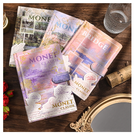 Notebook Art Oil Painting Ins Hand Ledger Fresh Girl Heart Diary Magnetic Buckle This Diary