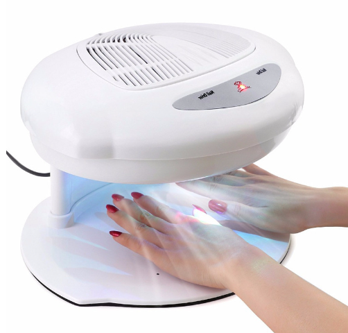 Makartt Air Nail Dryer for Both Hands and Feet 400W Air Nail Fan Blow Dryer for Regular Nail Polish Automatic Sensor Warm Cool Breeze Home