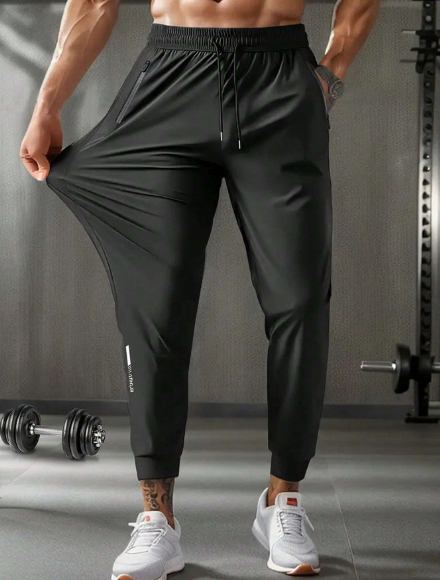 Men's Solid Color Simple Daily Casual Sports Pants