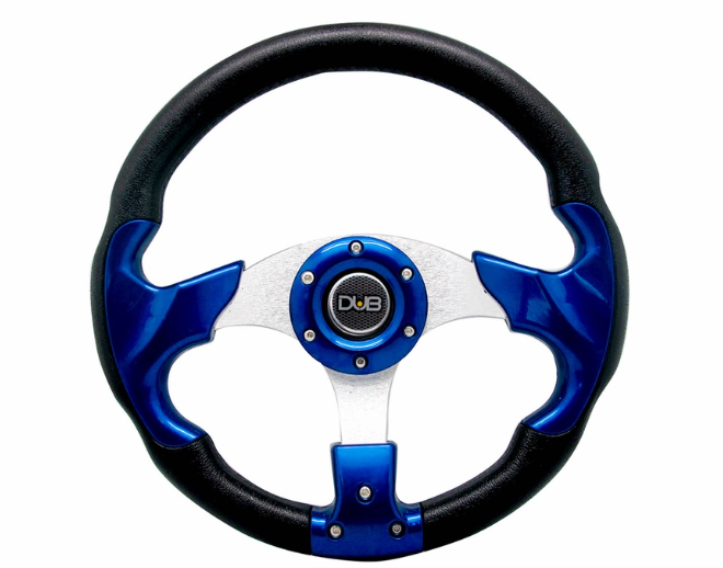Dub Steering Wheel 97 (Blue) Steering Wheels & Accessories