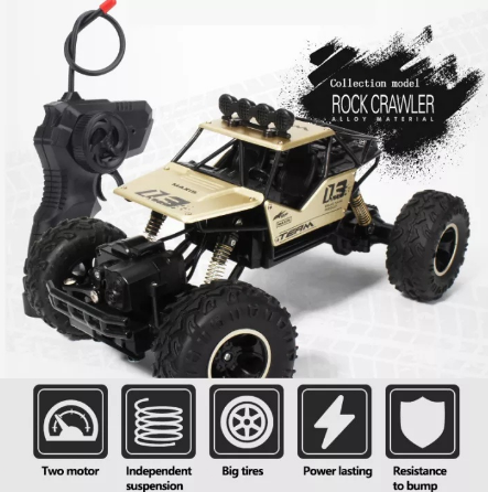 1:16 RC Car 20KM/H 4WD Remote Control Vehicle 2.4Ghz Monster Truck Buggy Off-Road Toys