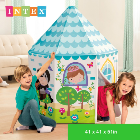 Intex® 44635 Princess Play Tent Ages 3-6 (41 x 41 x 51in)