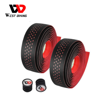 WEST BIKING Bicycle Handlebar Tape Mtb Road Soft Wrap With 2 Bar Plug