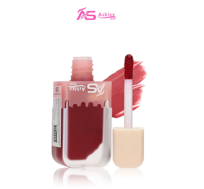 Ashley Shine Matte Lipgloss Moisturizing Liptint Long Lasting Ice Cream Lipstick AS2121
