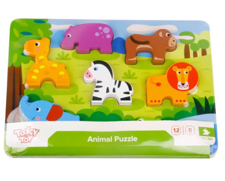 Tooky Toy Chunky Animal Puzzle