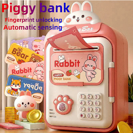 Coin bank Savings Machine Bank Cartoon Character Money ATM Children gift toy piggy bank