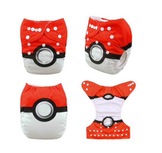 Alva Baby Cloth Diapers Washable Reusable Real Cloth Pocket Nappy Diaper Only D23