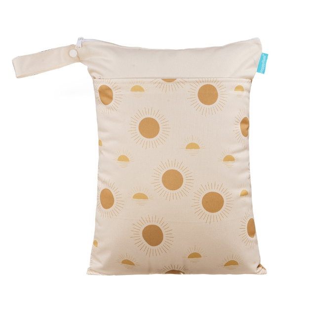 Happyflute Wetbag For Baby Diapers Nappies Waterproof Reusable Diaper Bag With Two Zipper 30cmx40cm S5