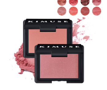 Kimuse Natural Matte Blush Makeup Blush Baked Cheek Palette Makeup 8 Colors Option