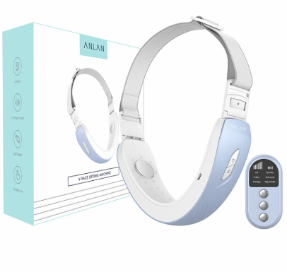 V-Face Lifting Device EMS Massage Double Chin V-Shaped Face Slimming Red Blue Light