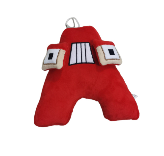 26 Alphabet Legend Plush Toy 0-10 Number Pillow Building Block Doll Children Birthday Party Gift A