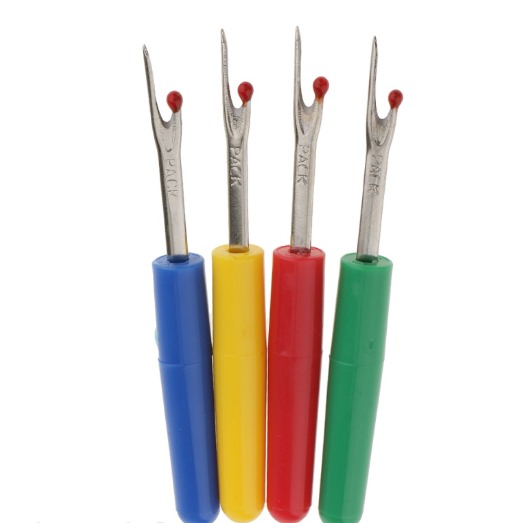 4pcs Plastic Seam Ripper Stitch Unpicker Thread Picker Sewing Craft Tool