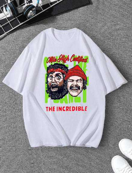 Men Letter & Figure Graphic Tee