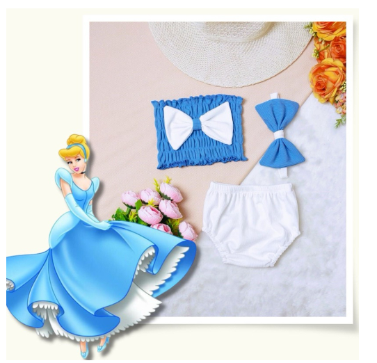 Stacey Smocking Terno For Baby Girl With Turban for 1-24months c20