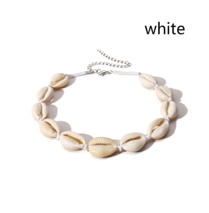 Bohemian Women's Necklace Natural Sea Shell Pendant Collar Choker