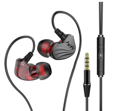 SPRISE HiFi Dual Drive 6D Stereo Earphones With Mic Earphone Wired Headset Universal Wire Control 3.5mm