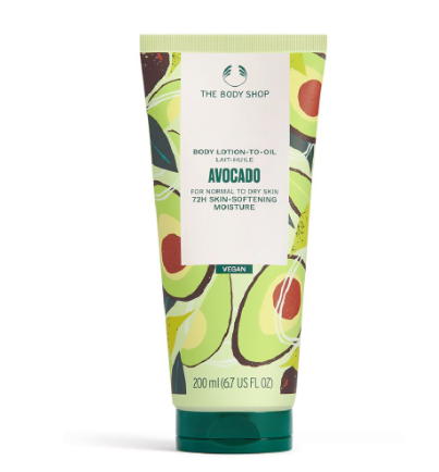 Avocado Body Lotion-to-Oil