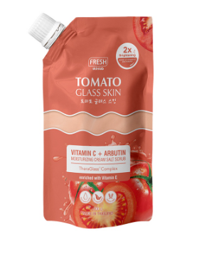 Fresh Skinlab Tomato Glass Skin Vitamin C + Arbutin Salt Scrub 300g