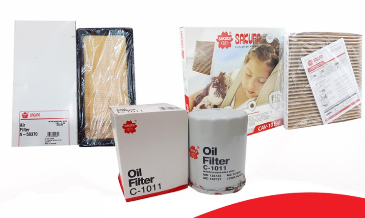 Mirage Combo Cabin, Air, Oil Filter