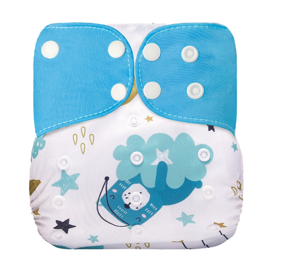 Ready Stocks Waterproof Reusable Digital Printed One Size Pocket Cloth Diaper CD11