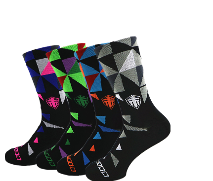 1 Pairs Anti Slip Seamless Cycling Socks Integral Moulding High-tech Bike Sock Compression Bicycle Out