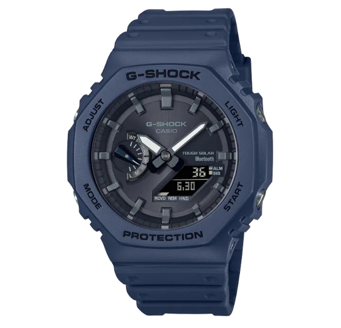 Casio G-Shock Casioak Blue Resin Digital Watch For Men CGA-B2100-2ADR