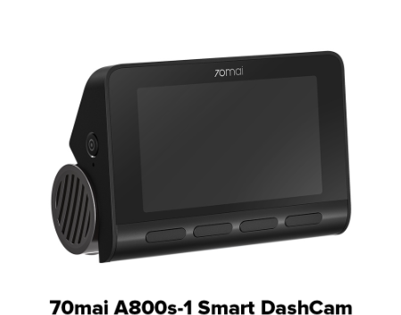 70mai A800s-1 Dash Camera 4k Ultra HD 140° Wide Angle with Rear Camera Set