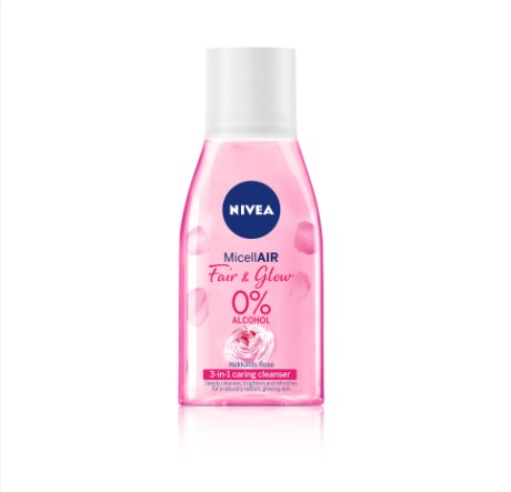 Nivea Fair & Glow Hokkaido Rose Micellair 125ML