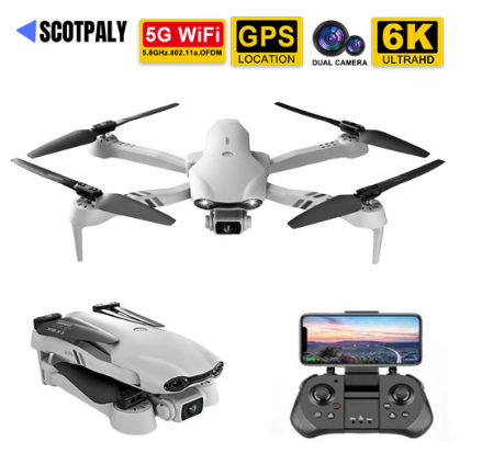 4K Drone Dual Cam Video Aerial Photography Wifi Live Video 20 Minutes HD Camera F10