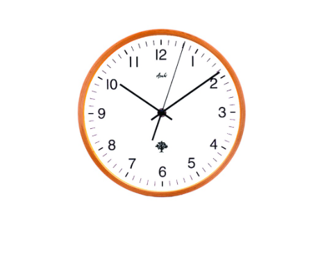 Asahi W 7004 Round Wall Clock 10 inches
