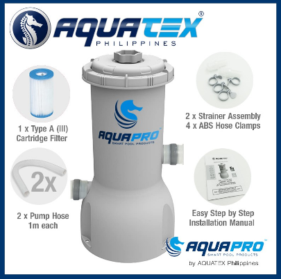 AQUAPRO Pool Filter Pump 1000 GPH for Best Way and Intex pools