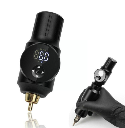 Mini Tattoo Power Supply Wireless Tattoo Battery Tattoo Source for Rotary Tattoo Pen Tattoo Power RCA Connection 1500mAh