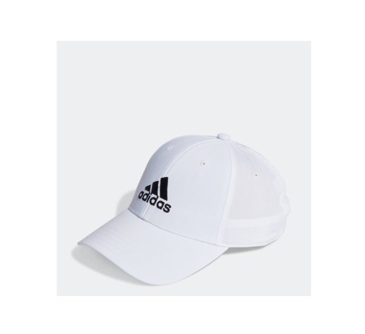 adidas Lifestyle Embroidered Logo Lightweight Baseball Cap Unisex White
