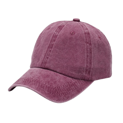 Lovito Women Casual Plain Washed Hats LFA04208 (Navy Blue/Burgundy/Black)