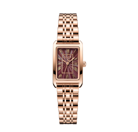 JULIUS official mall Korean style retro new small square watch waterproof quartz ladies watch JA-1252 4