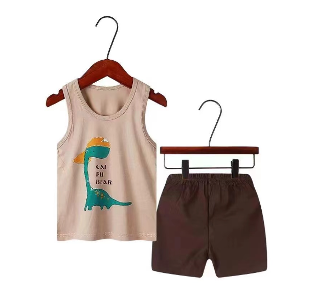 Baby Corp (0-4Y) Boy Clothes Terno for Kids Boys Fashion Sando Shorts Set Summer Tshirt D5