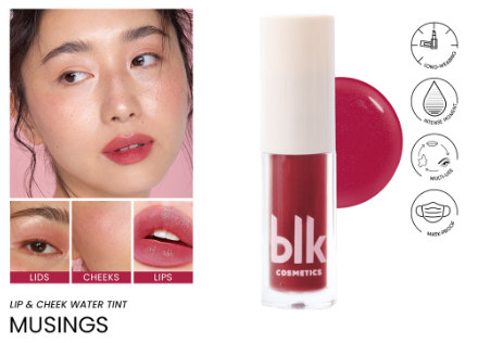 blk cosmetics fresh lip and cheek water tint musings