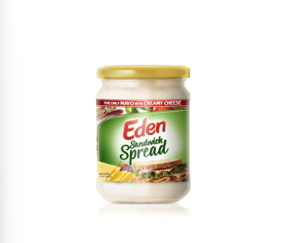 Eden Sandwich Spread Jar - Cream Cheese Flavor 470ml Rich, Creamy, All Purpose Savory Spread