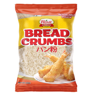 Mega Prime Choices Bread Crumbs Resealable Pack 230g