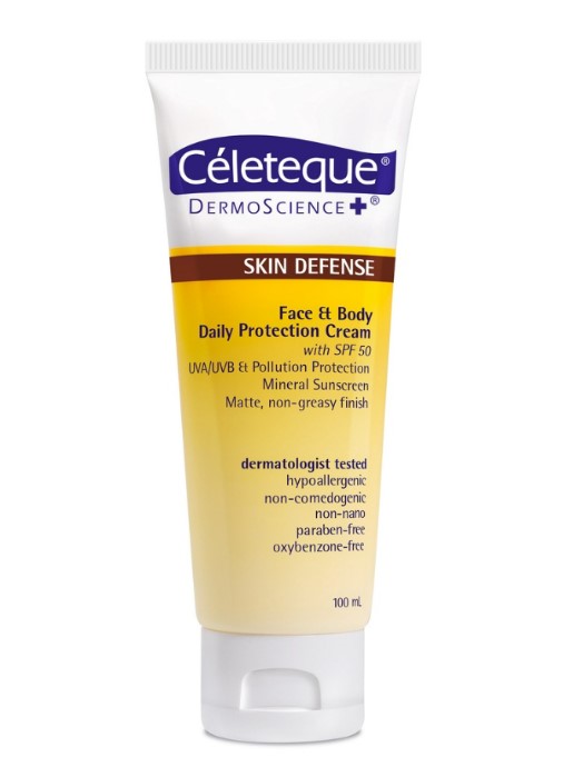 Celeteque Skin Defense Face & Body Daily Potection Cream SPF 50 100ML