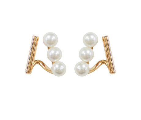 Trendy Exquisite Natural Pearl Simple Stud Earrings For Women Fashion Jewelry