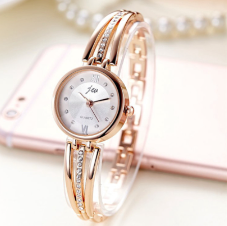 Women's Jewellry Fashion Bracelet Watch Quartz Watches Charming Cuff Chain Bangle Gift Set Box