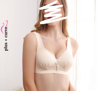 Lovito Women Sexy Plain Rhinestone Bra LNE40204