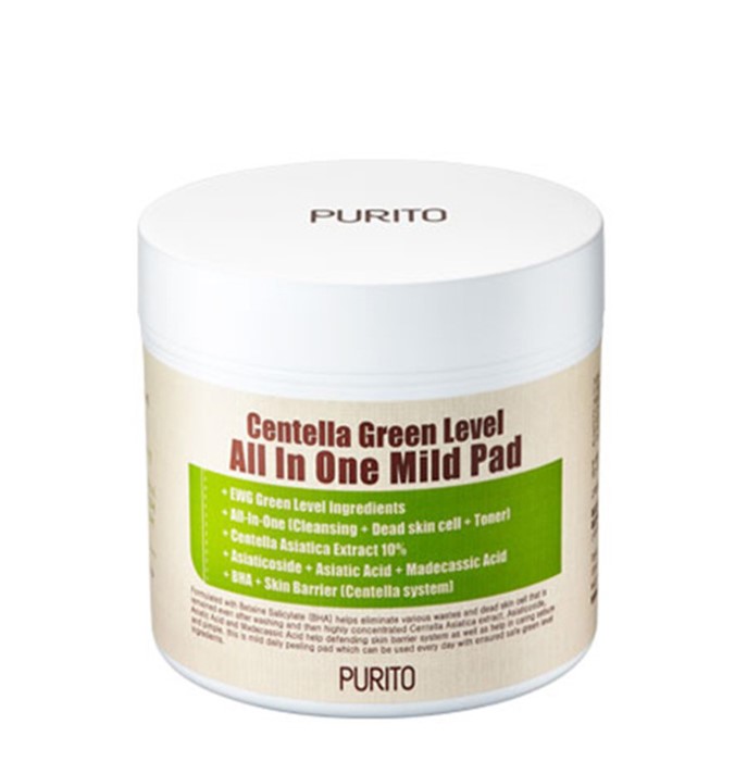 Centella Green Level All In One Mild Pad 130ml 70 pads